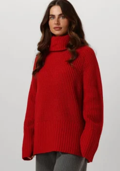 rode neo noir trui maggie knit blouse