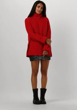 rode neo noir trui maggie knit blouse