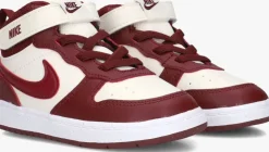 rode nike hoge sneakers court borough mid 2 (psv)