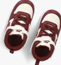 rode nike hoge sneakers court borough mid 2 (psv)