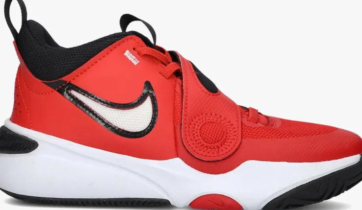 rode nike lage sneakers team hustle d 11 (gs)