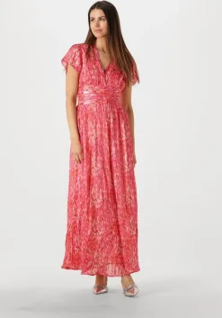 rode notre-v maxi jurk nv-fiorella