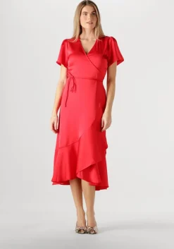 rode notre-v midi jurk nv-frida