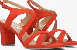 rode notre-v sandalen met hak 22552