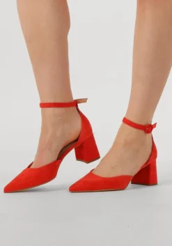 rode notre-v sandalen met hak 35518