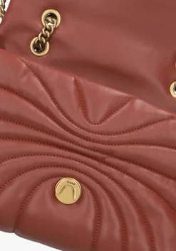 rode pinko schoudertas love puff classic