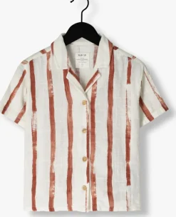 rode play up casual overhemd printed woven shirt