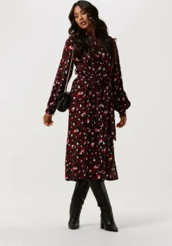 rode pom amsterdam maxi jurk dress 7056