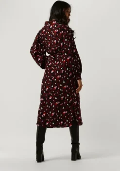 rode pom amsterdam maxi jurk dress 7056