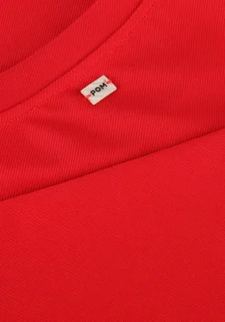 rode pom amsterdam t-shirt scarlet red summer