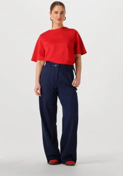 rode pom amsterdam t-shirt scarlet red summer