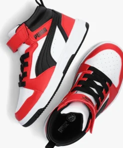 rode puma hoge sneakers rebound v6 mid