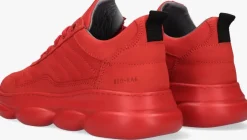rode red-rag lage sneakers 13541