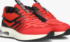 rode red-rag lage sneakers 15805