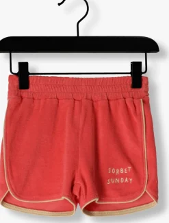rode sproet & sprout korte broek terry sport shorts