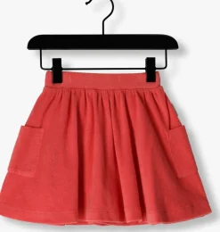 rode sproet & sprout minirok terry skirt pockets