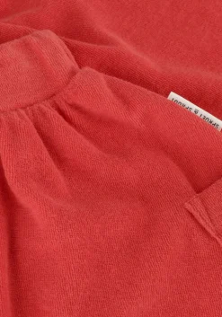 rode sproet & sprout minirok terry skirt pockets