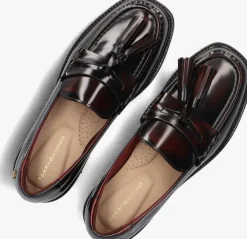 rode tommy hilfiger loafers tassel squarish toe lthr loafer