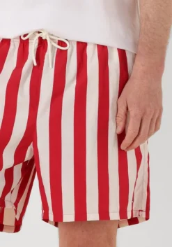 rode tommy hilfiger zwembroeken medium drawstring print