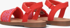 rode toms platte sandalen remi