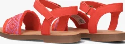 rode toms platte sandalen remi