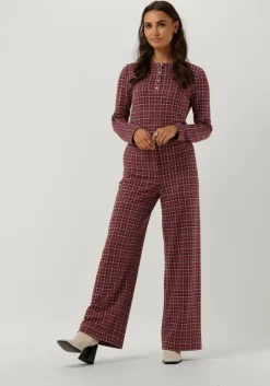 rode vanilia tartan tweed longsleeve