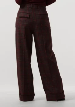 rode vanilia wijde broek regular checkered pants