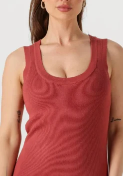 rode ydence maxi jurk knitted dress ariel