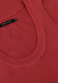 rode ydence maxi jurk knitted dress ariel