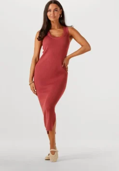 rode ydence maxi jurk knitted dress ariel