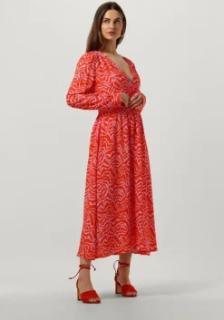 rode ydence midi jurk dress rhode