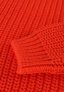 rode yuki kidswear trui chunky knitted sweater