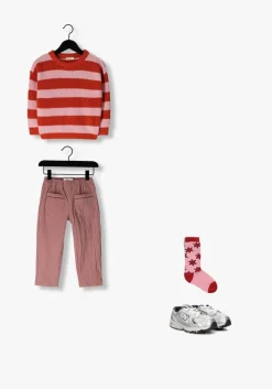 rode yuki kidswear trui stripes sweater