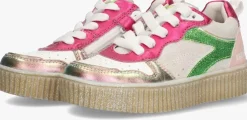 roségouden braqeez lage sneakers peggy paris