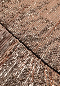 roségouden co'couture pantalon sage sequin pant