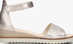 roségouden gabor sandalen met hak 780.2