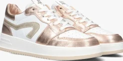 roségouden hip lage sneakers h1115