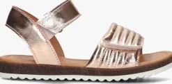 roségouden jochie & freaks platte sandalen daisy