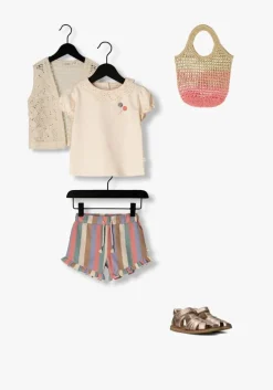 roségouden shoesme platte sandalen cs24s017