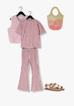 roségouden shoesme platte sandalen ca25s043