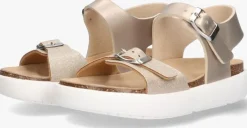 roségouden vingino platte sandalen vin825401