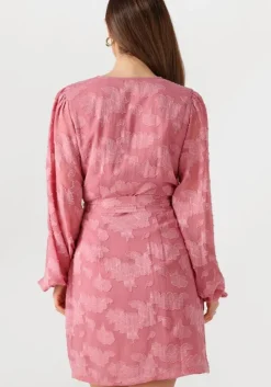 roze aaiko mini jurk eloise chiffon flower pes 509