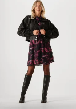 roze aaiko mini jurk gabry winter bloom