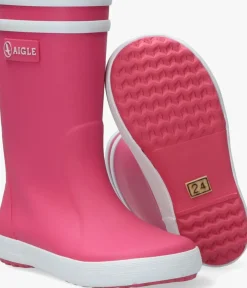 roze aigle regenlaarzen lollypop