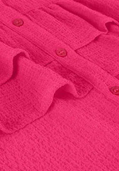 roze alix the label blouses ladies woven structured chiffon ruffle blouse