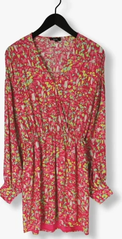 roze alix the label mini jurk ladies woven floral wrap dress