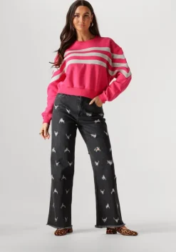 roze alix the label sweater ladies knitted cropped sweater