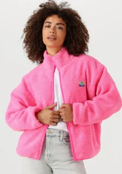 roze american vintage faux fur jas hoktown woman