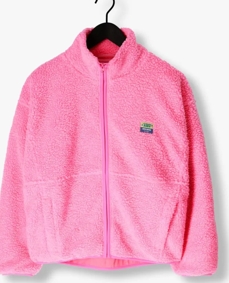 roze american vintage faux fur jas hoktown woman