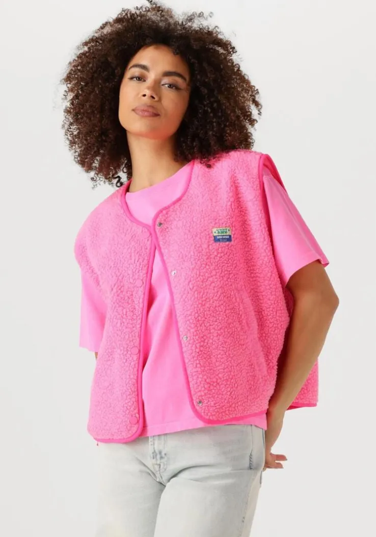 roze american vintage gilet hoktown